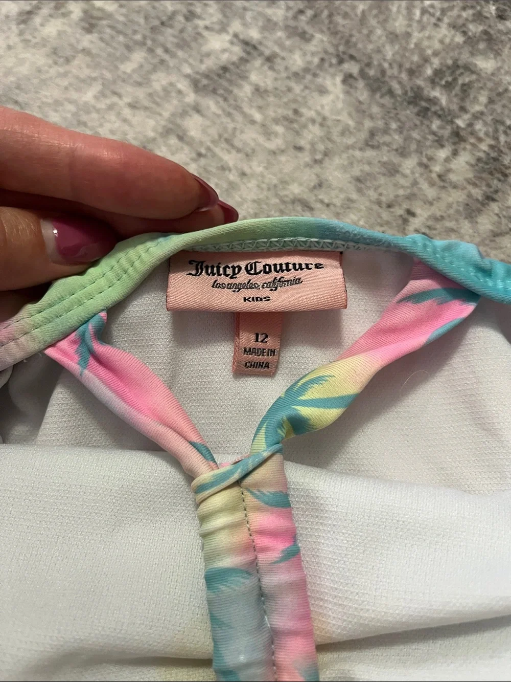 Juicy Couture bright pastel